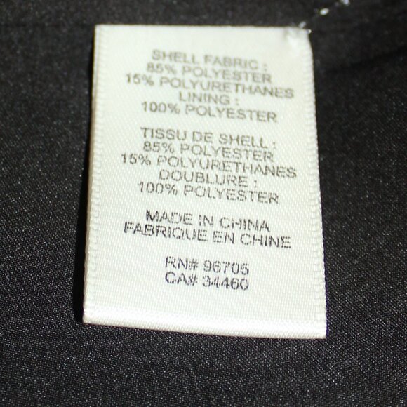 Rebecca Taylor pleated lined midi knee  skirt faux leather side zip size 4 - Picture 6 of 9